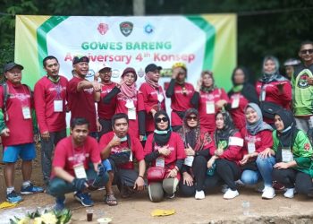200 Peserta Ikut Gowes Bareng Bersama Komunitas Sepeda Penengahan