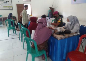 Puslatpurmar 8 Teluk Ratai Dukung Optimalisasi Pelaksanaan Vaksin Covid -19 di Lampung