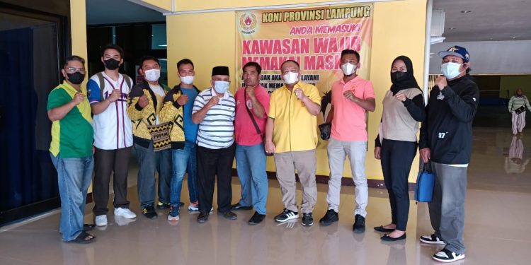 Perwakilan Pelatih dan Atlet Datangi KONI Lampung Pertanyakan Bonus