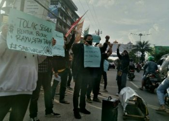 Aliansi Peduli Wadas di Lampung Gelar Aksi Solidaritas