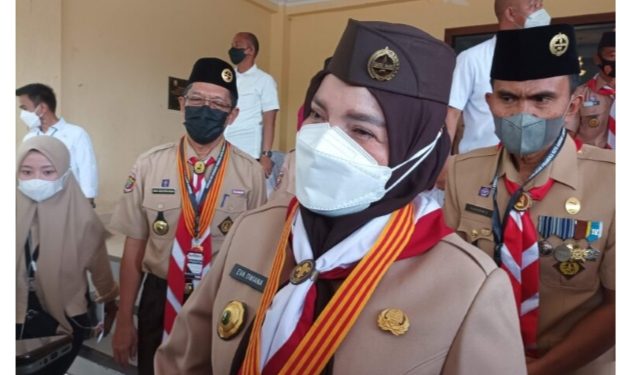 Buka Muscab XVI Gerakan Pramuka Bandar Lampung, Ini Pesan Walikota Eva Dwiana