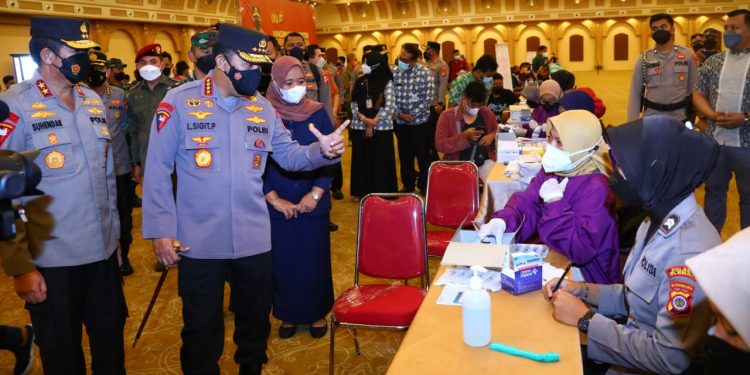 Jelang Ramadan, Kapolri Kejar Target Akselerasi Vaksinasi Booster