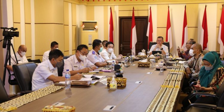 Sekdaprov Fahrizal Pimpin Rakor Program Pemberantasan Korupsi