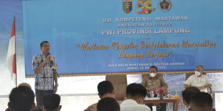 Ketua PWI Lampung : UKW dan Pelatihan Merupakan Program Berkelanjutan PWI
