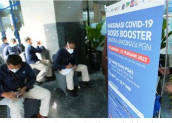 Subholding Gas Pertamina Selenggarakan Vaksinasi Booster Pekerja & Pensiunan