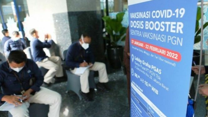 Subholding Gas Pertamina Selenggarakan Vaksinasi Booster Pekerja & Pensiunan