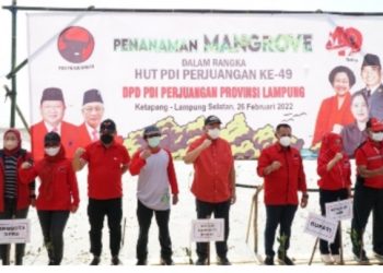 Tanam 1000 Pohon Mangrove, Sudin: Petani Ujung Tombak Pemenuhan Kebutuhan Pangan Tanah Air