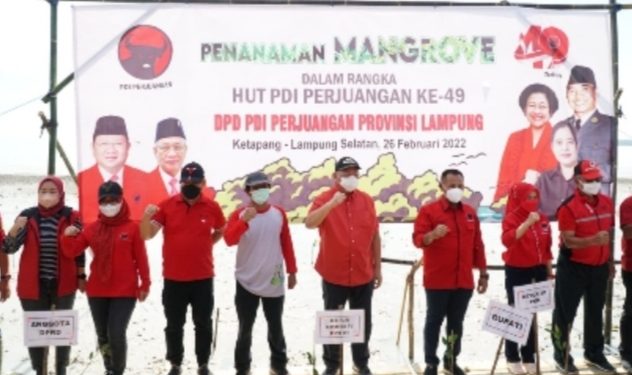 Tanam 1000 Pohon Mangrove, Sudin: Petani Ujung Tombak Pemenuhan Kebutuhan Pangan Tanah Air