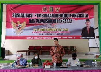 Syarif Hidayat Sosialisasikan Pembinaan Ideologi Pancasila dan Wawasan Kebangsaan di MAN 2 Garuntang