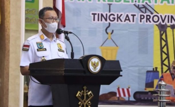 Pemprov Lampung Gelar Apel Pencanangan Bulan Keselamatan dan Kesehatan Kerja Nasional