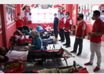 DPD PBB baksos Donor Darah bersama PMI Lampung