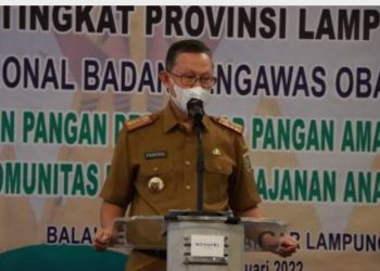 Sekdaprov Lampung Buka Forum Advokasi Komitmen Pemda dan Lintas Sektor Program Nasional BPOM