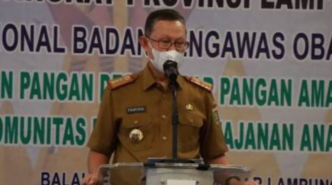 Sekdaprov Lampung Buka Forum Advokasi Komitmen Pemda dan Lintas Sektor Program Nasional BPOM