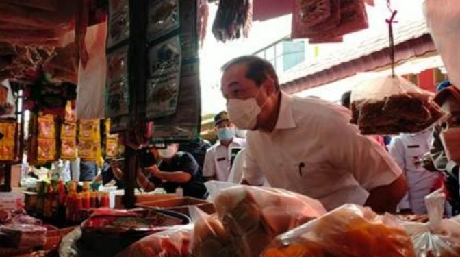 Menteri Perdagangan RI,Pastikan Ketersediaan Minyak Goreng dan Ketersediaan Bahan Baku Crude Palm Oil (CPO) di Provinsi Lampung