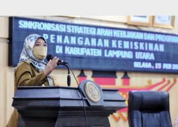 Wagub Chusnunia Ajak Pemkab Lampung Utara Tangani Kemiskinan