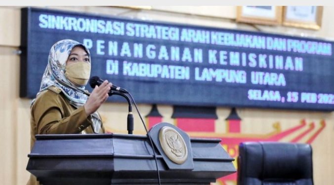 Wagub Chusnunia Ajak Pemkab Lampung Utara Tangani Kemiskinan