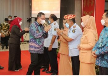 Sekdaprov Fahrizal Darminto Hadiri Sertijab Kepala Kantor Wilayah Kemenkumham Lampung