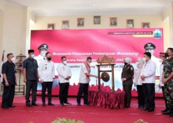 Sekdaprov Fahrizal Darminto Buka Musrenbang Kabupaten Lampung Selatan