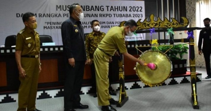 Sekdaprov Buka Musrenbang Penyusunan RKPD 2023 Tulangbawang Barat