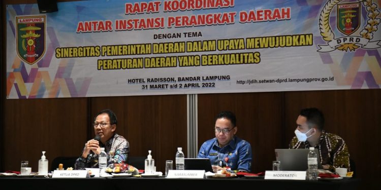Ketua DPRD Lampung : Peraturan daerah Perlu Disesuaikan Dengan Kearifan Lokal