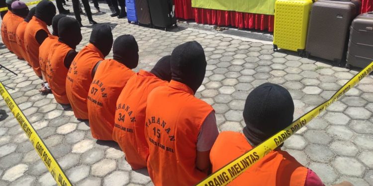 Amankan 114 kg Sabu, Jajaran Polres Lamsel Bekuk 11 Pengedar