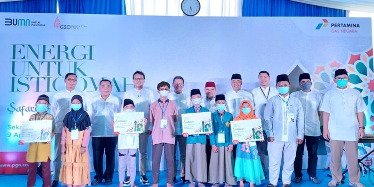Safari Ramadhan Di Sekayu Sumsel, PGN Beri Bantuan Kepada 1044 Yatim Piatu