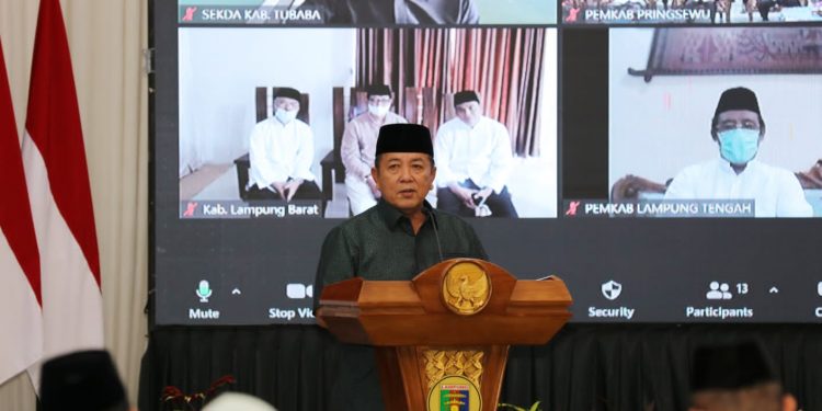 Peringatan Nuzulul Qur’an 1443 H, Gubernur Arinal Ajak Amalkan Isi Kandungan Al Qur’an