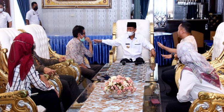 Bupati Lampung Utara Terima Kunker Satgasus Mabes Polri Bahas Penggunaan Dana Pemulihan Ekonomi Nasional (PEN)