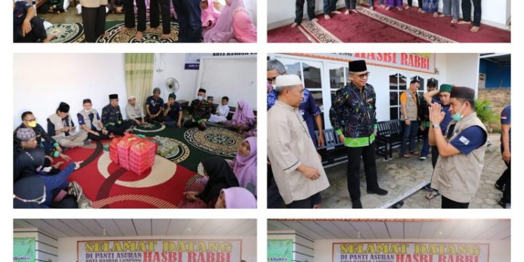 Hari Ke-8 Ramadhan, Tim LKKS Bersama SKIn Pengda Lampung Lanjutkan Bagi Nasi Kotak dan Takjil