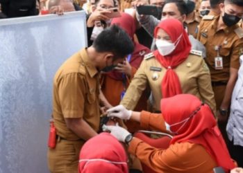 Pemkot Bandar Lampung Gelar Vaksinasi Booster Untuk ASN
