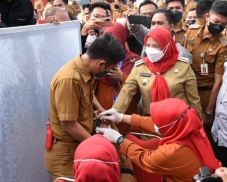 Pemkot Bandar Lampung Gelar Vaksinasi Booster Untuk ASN