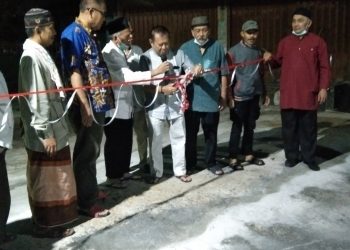 Dibangun Menggunakan Dana Masyarakat, Gorong-Gorong Jalan Nusa Indah Bataranila Diresmikan