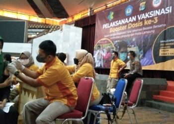 Warga Serbu Vaksinasi Booster Unila Untuk Syarat Mudik Hingga Melamar Pekerjaan