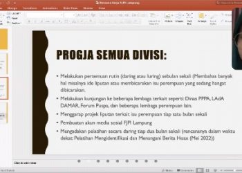 FJPI Lampung Gagas Liputan Kolaborasi Tentang Isu Perempuan