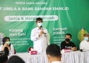 TPST Unila Gandeng Bank Sampah emak.id Ajak Warga Peduli Sampah