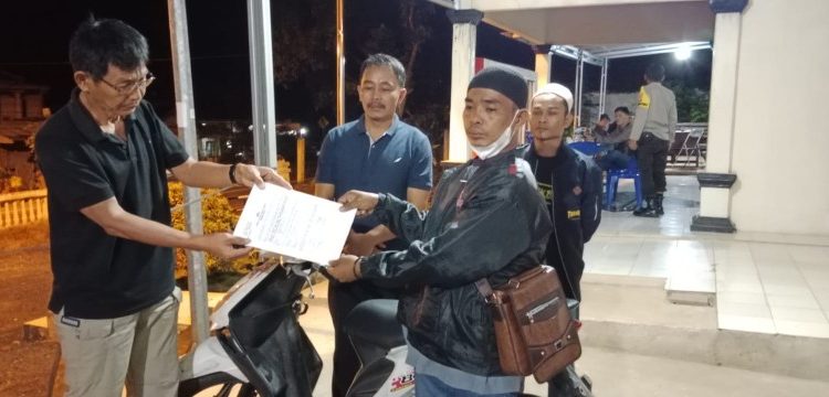 Polisi Serahkan Sepeda Motor Milik Korban yang Dibegal Saat Mudik