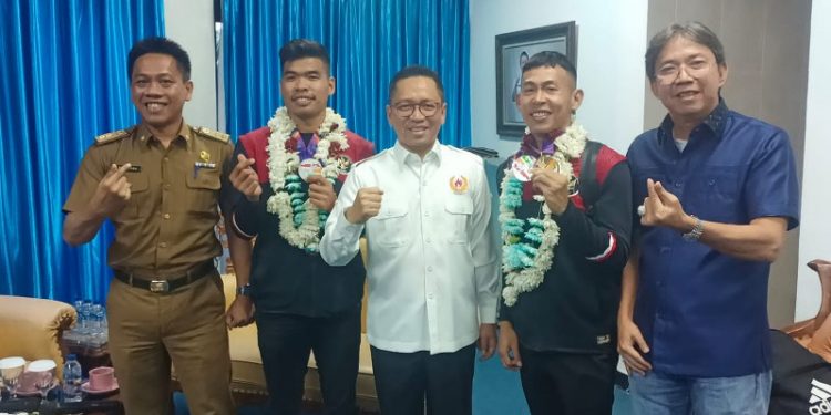 Dua Karateka Lampung Peraih Medali Sea Games Disambut Sebagai Pahlawan Olahraga