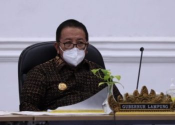 Gubernur Arinal Ikuti Musrenbangnas Tahun 2022 bersama Presiden RI Joko Widodo Secara Virtual