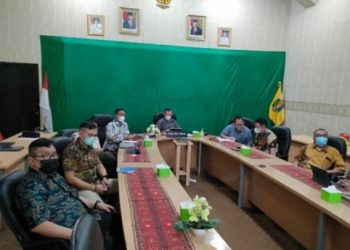 Sekda Pemprov Bersama Menteri Rapat Bahas Percepatan Vaksinasi Jelang Mudik Lebaran