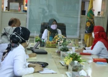 Wagub Chusnunia Menerima Audiensi Walikota Bandar Lampung Jelang Anniversary APEKSI Ke-22