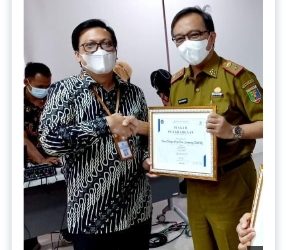 Disnaker Lampung Raih Penghargaan Satker Terbaik 1 Nilai IKPA 2021