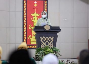Riana Sari Arinal Lantik dan Kukuhkan Pengurus LKKS dan DPD Lasqi Kabupaten Lampung Utara