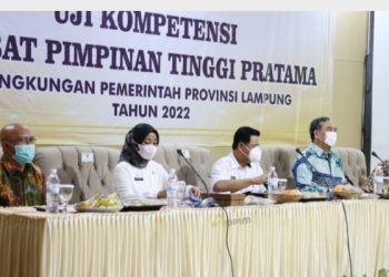 Pemprov Lampung Laksanakan Uji Kompetensi 42 Pejabat Pimpinan Tinggi Pratama