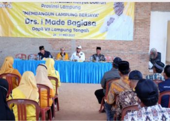 Anggota DPRD Lampung I Made Bagiasa Jaring Aspirasi Warga Lampung Tengah