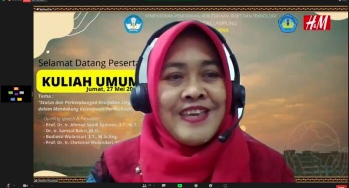 Pascasarjana Unila Gelar Kuliah Umum Kebijakan Lingkungan Hidup dalam Mendukung Kelestarian Perusahaan