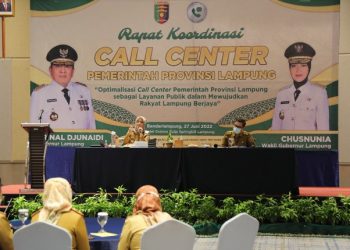 Wagub Chusnunia Chalim Ajak Seluruh Instansi Sosialisasikan Call Center Pemprov Lampung