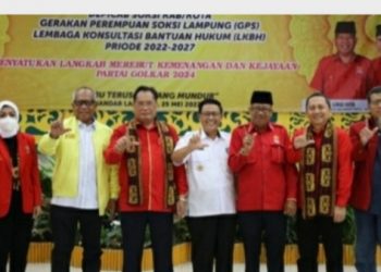 Azwar Yacub Dilantik Sebagai ketua Depidar VII SOKSI Lampung periode 2022-2027