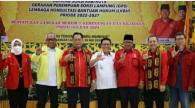 Azwar Yacub Dilantik Sebagai ketua Depidar VII SOKSI Lampung periode 2022-2027