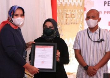 Ketua PMI Provinsi Lampung Nobatkan Duta Donor Darah Lampung