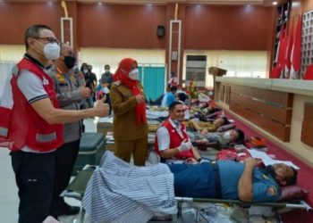 HUT Ke -340 , Pemkot Bandar Lampung Gelar  Aksi Donor Darah